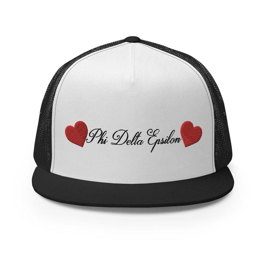 Ali & Ariel Heart Trucker Hat (available for all sororities) Sigma Delta Tau