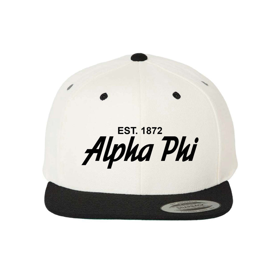 Ali & Ariel Home Team Snapback (available for all sororities)