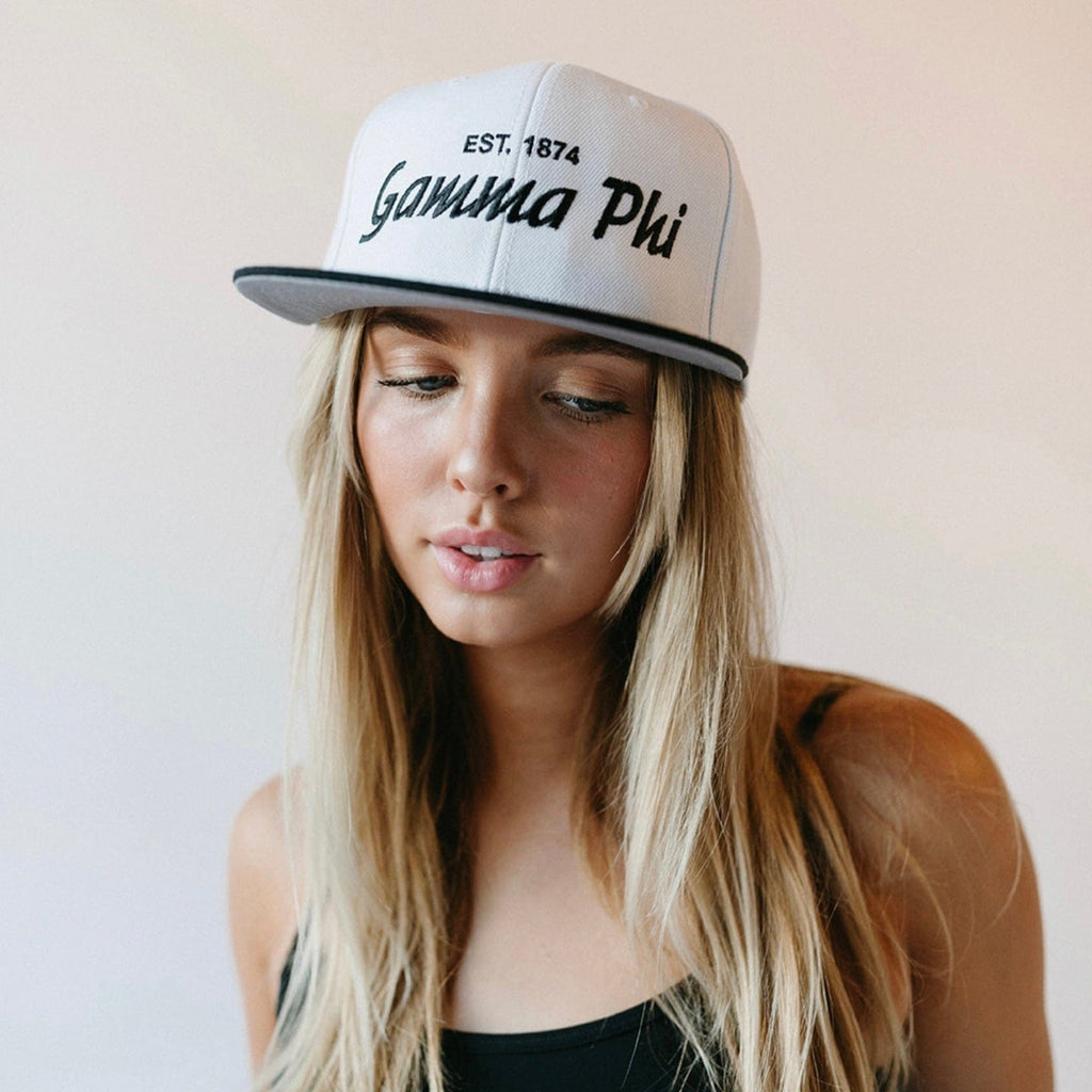 Ali & Ariel Home Team Snapback (available for all sororities)