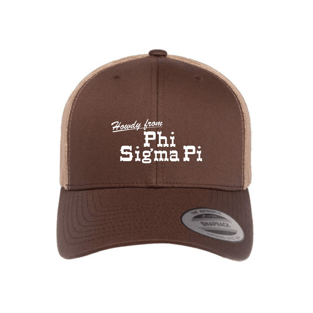 Ali & Ariel Howdy Trucker Hat (available for all sororities)