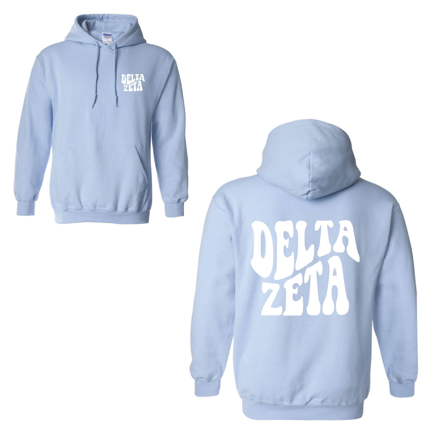 Delta Zeta Funky Hoodie – The Social Life