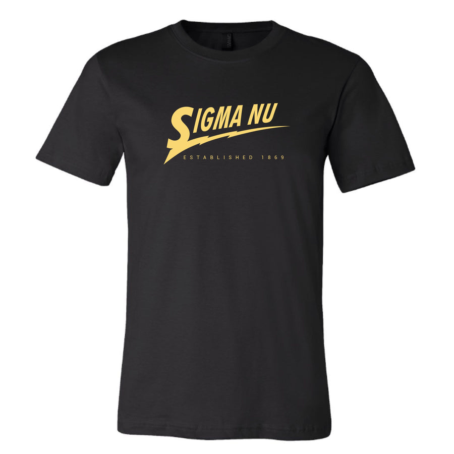 Lightning Tee <br> (available for all fraternities!)