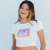 Ali & Ariel Love Letters Cropped Baby Tee
