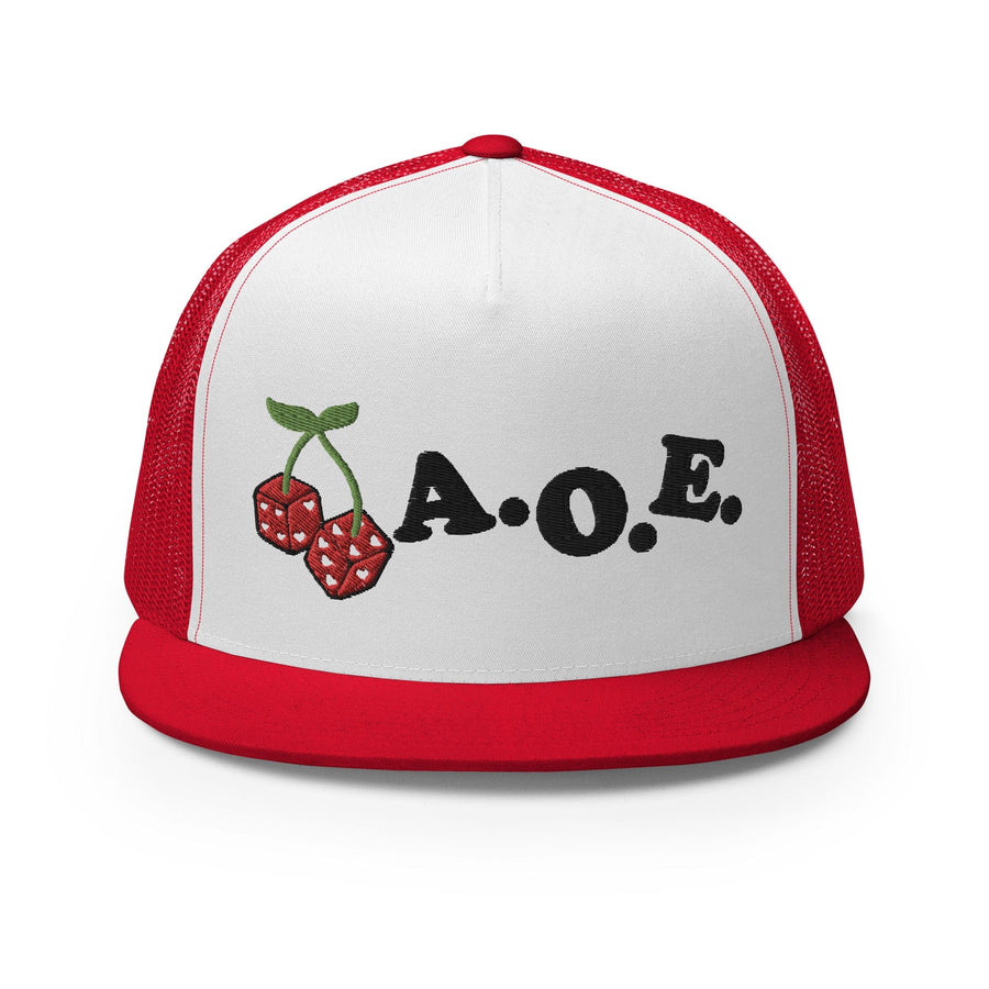 Ali & Ariel Lucky Cherry Hat (available for all sororities) Alpha Omega Epsilon