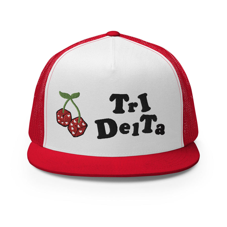 Ali & Ariel Lucky Cherry Hat (available for all sororities) Delta Delta Delta