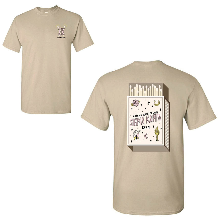 Ali & Ariel Matchbox Tee <br> (sororities G-Z)