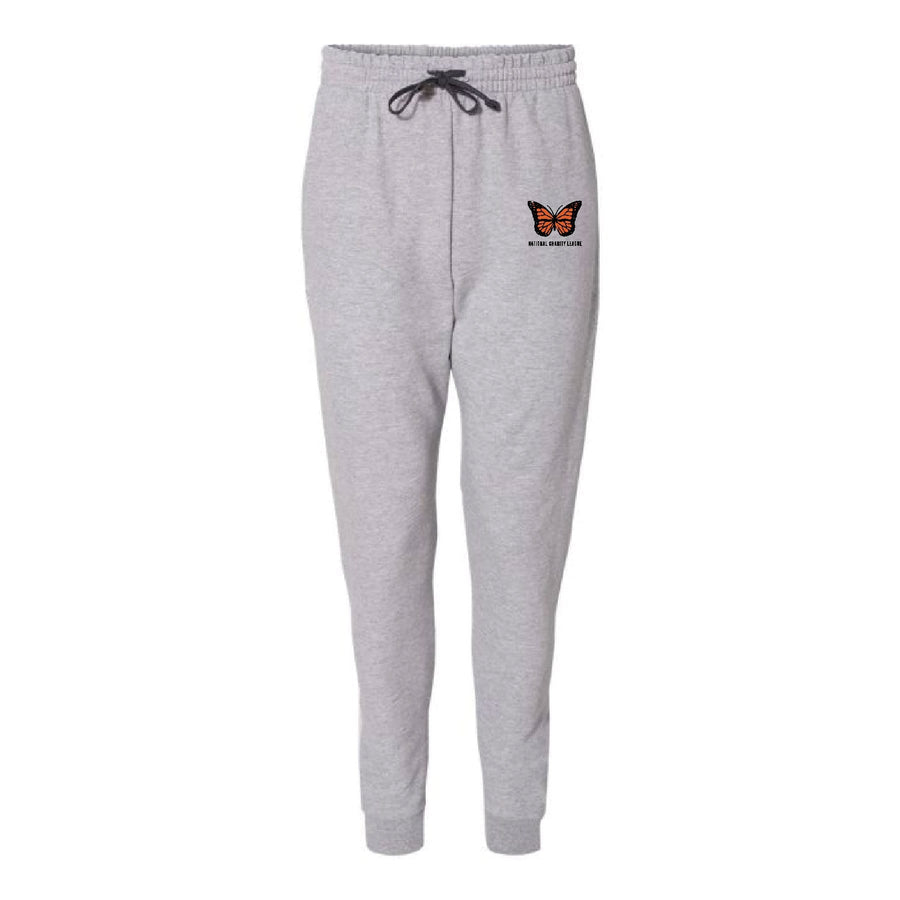 National Charity League Embroidered Butterfly Joggers