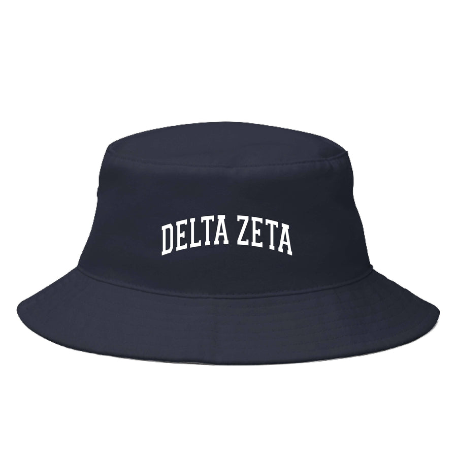 Ali & Ariel Navy Bucket Hat (available for all sororities) Delta Zeta