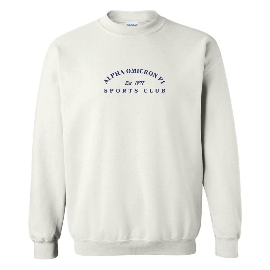 Ali & Ariel Navy Sports Club Fleece <br> (sororities A-D)