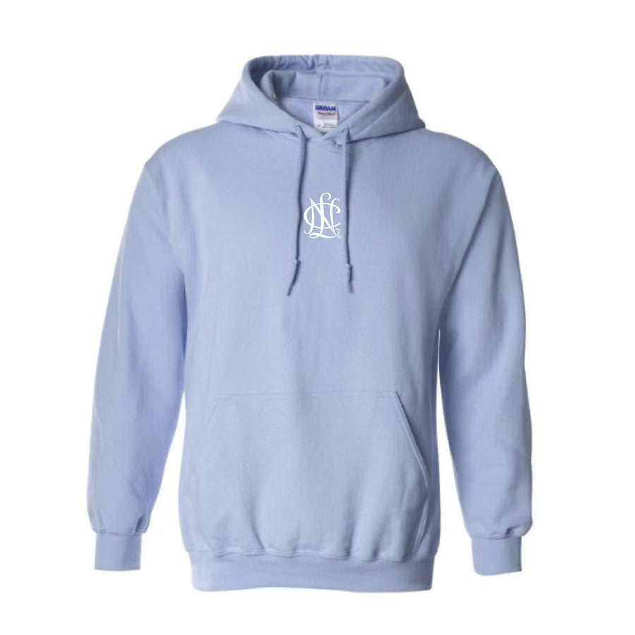 NCL Baby Blue Embroidered Icon Hoodie