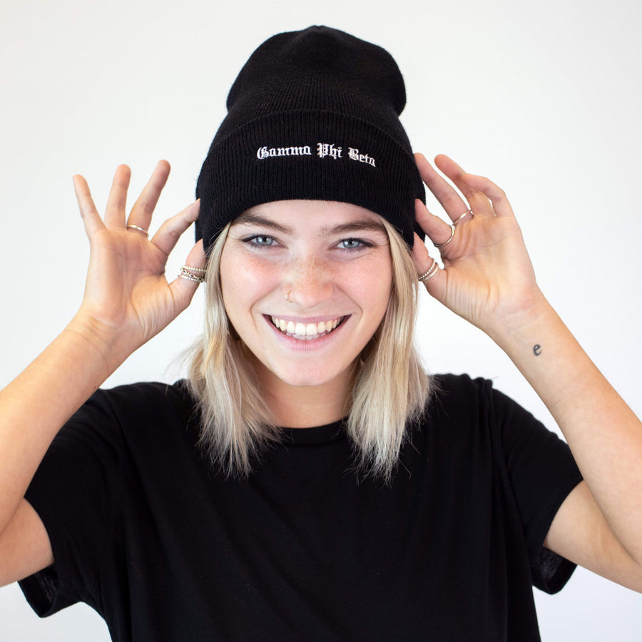 Old English Beanie <br> (available for multiple organizations!)