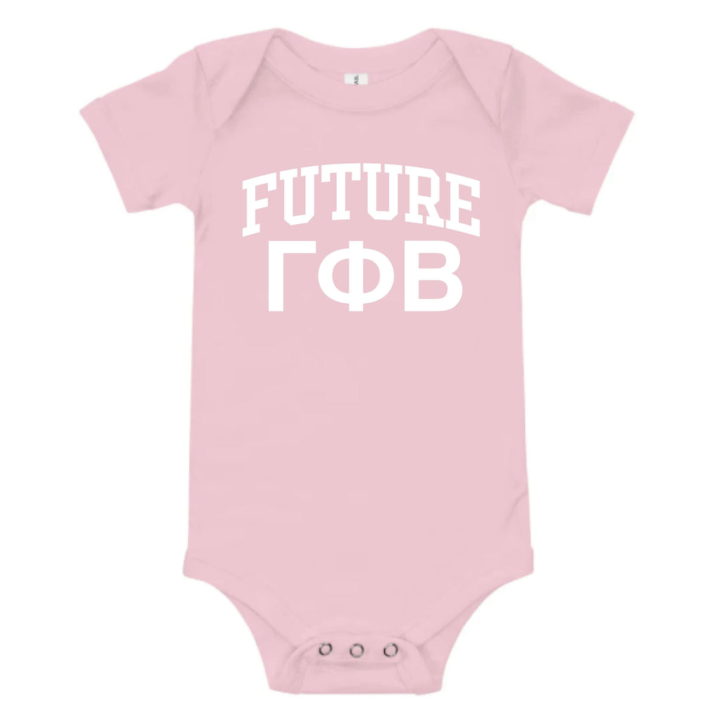 Ali & Ariel Pink Baby Onesie <br> (sororities G-Z)