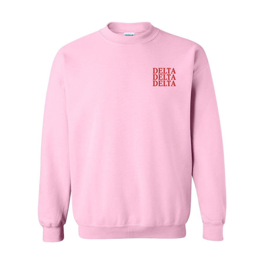 Ali & Ariel Pink Embroidered Fleece <br> (sororities A-D)