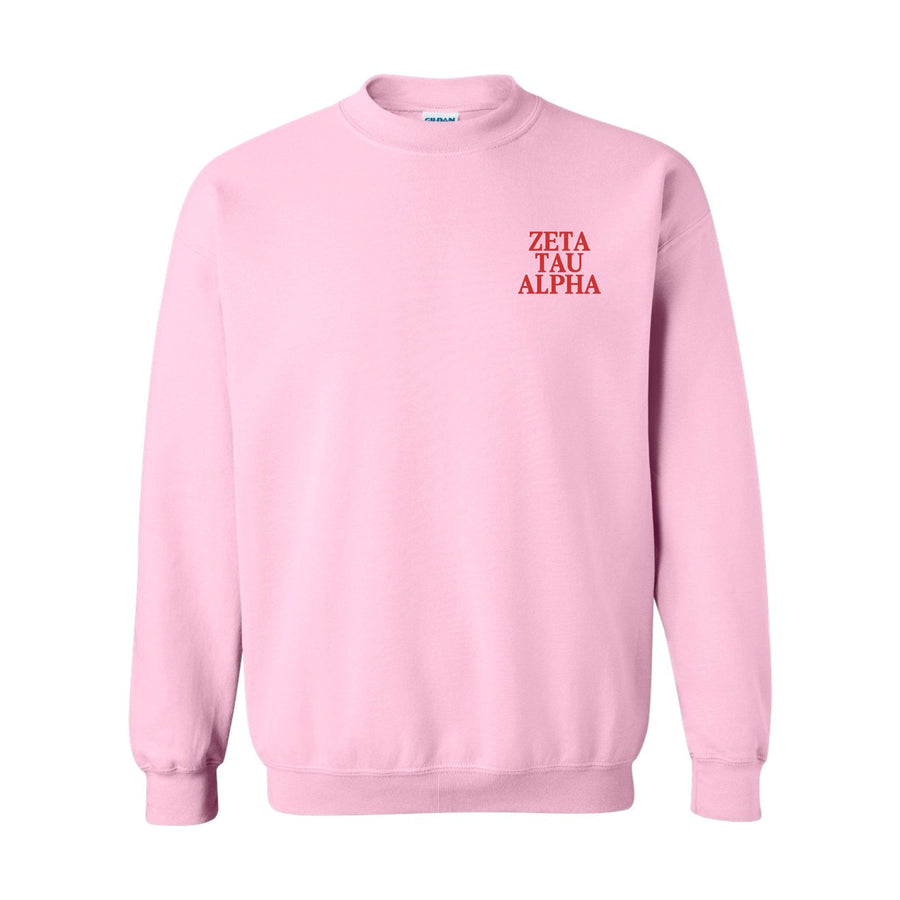 Ali & Ariel Pink Embroidered Fleece <br> (sororities G-Z)