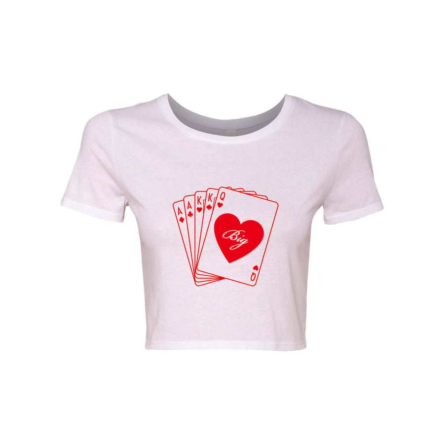 Ali & Ariel Queen of Hearts Fam Cropped Baby Tees