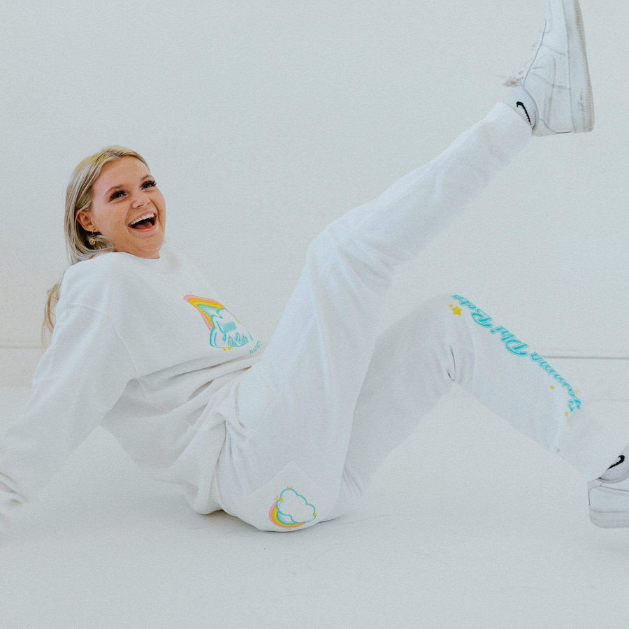 Ali & Ariel Rainbow Clouds Fleece <br> (sororities G-Z)
