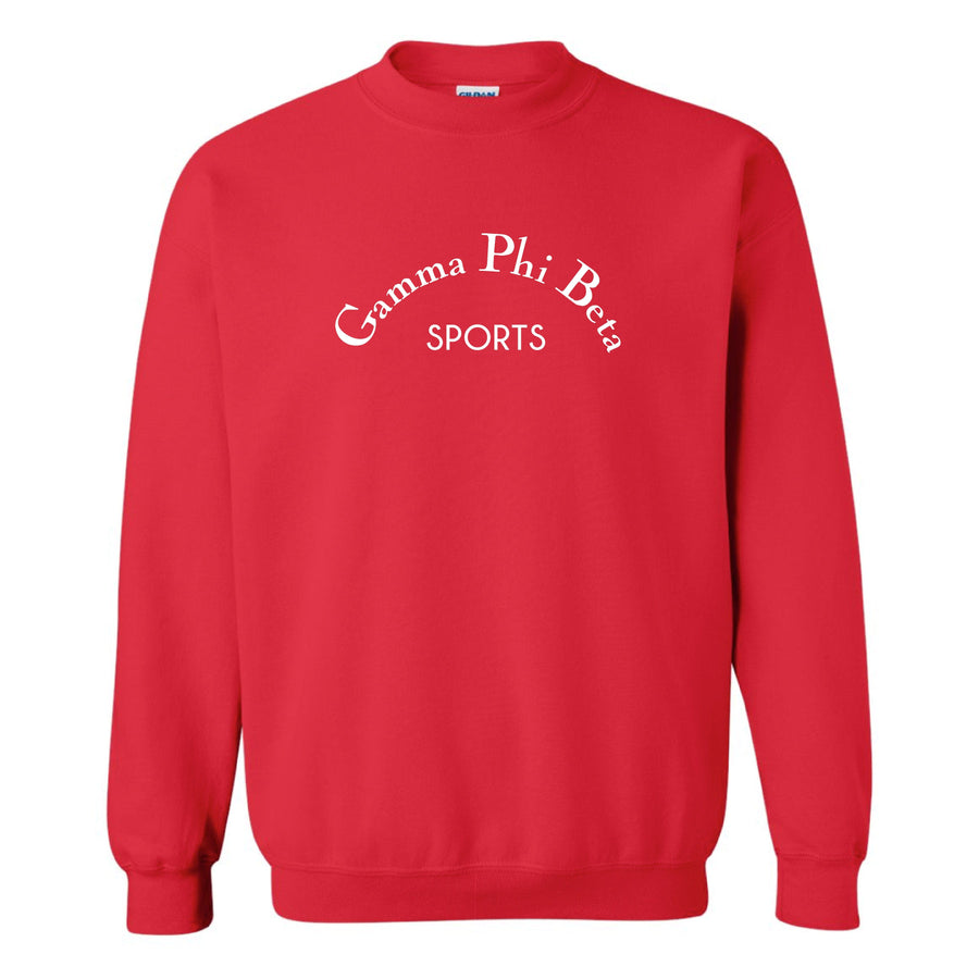 Ali & Ariel Red Embroidered Sports Club Fleece <br> (sororities G-Z)