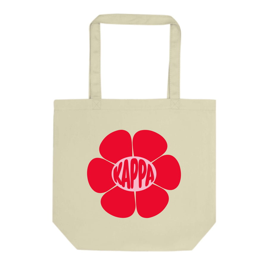 Ali & Ariel Red Flower Tote (available for multiple organizations!) Kappa Kappa Gamma