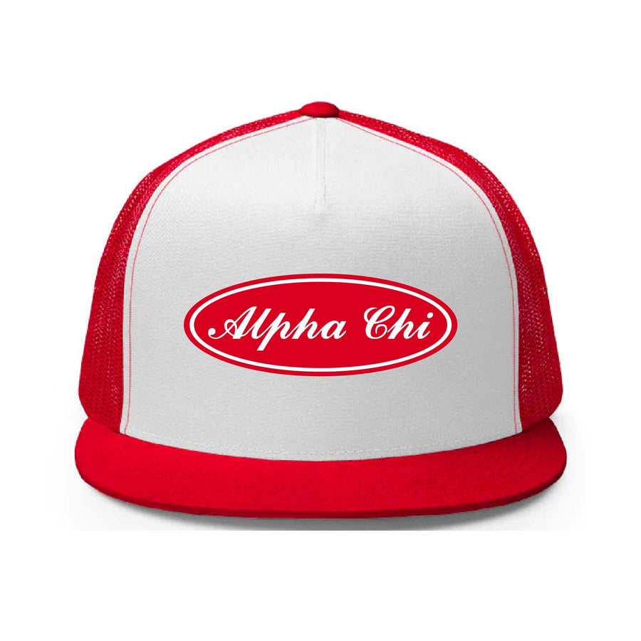 Ali & Ariel Red Road Trip Trucker Hat (available for all sororities)