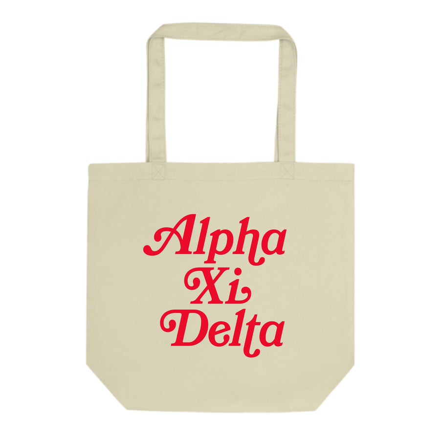 Ali & Ariel Red Text Tote <br> (available for all organizations!)