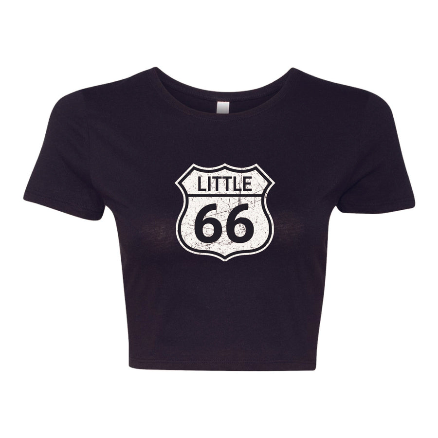 Ali & Ariel Route 66 Fam Cropped Baby Tees