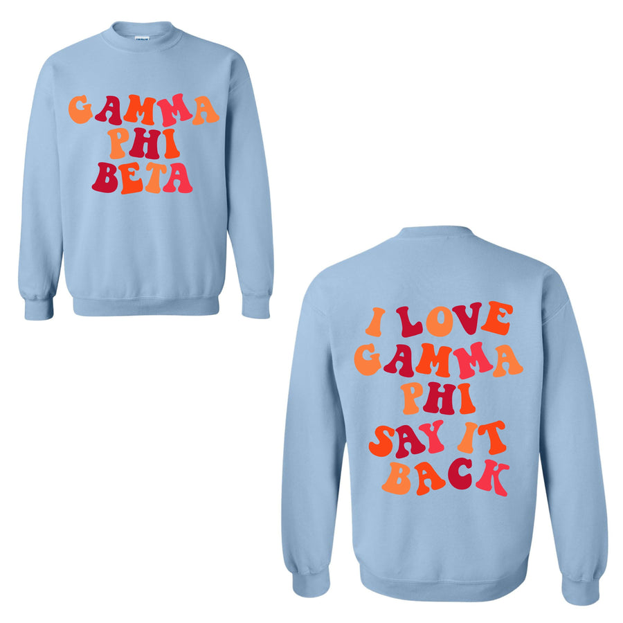 Ali & Ariel Say It Back Fleece <br> (sororities G-Z)