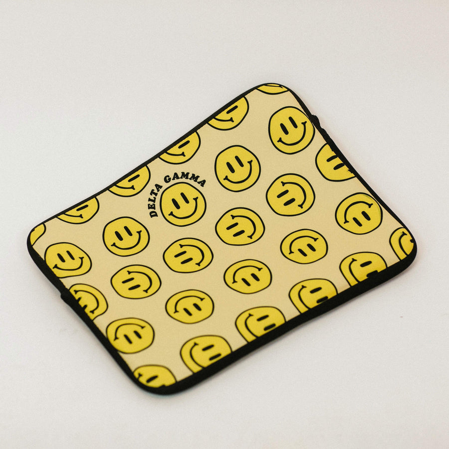 Ali & Ariel Smiley Face Laptop Sleeve <br> (available for most organizations)