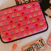 Ali & Ariel Smiley Heart Laptop Sleeve<br> (available for all sororities)