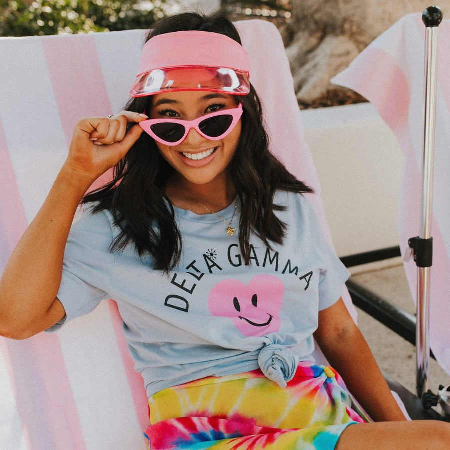 Smiley Heart Tee <br> (sororities A-D)