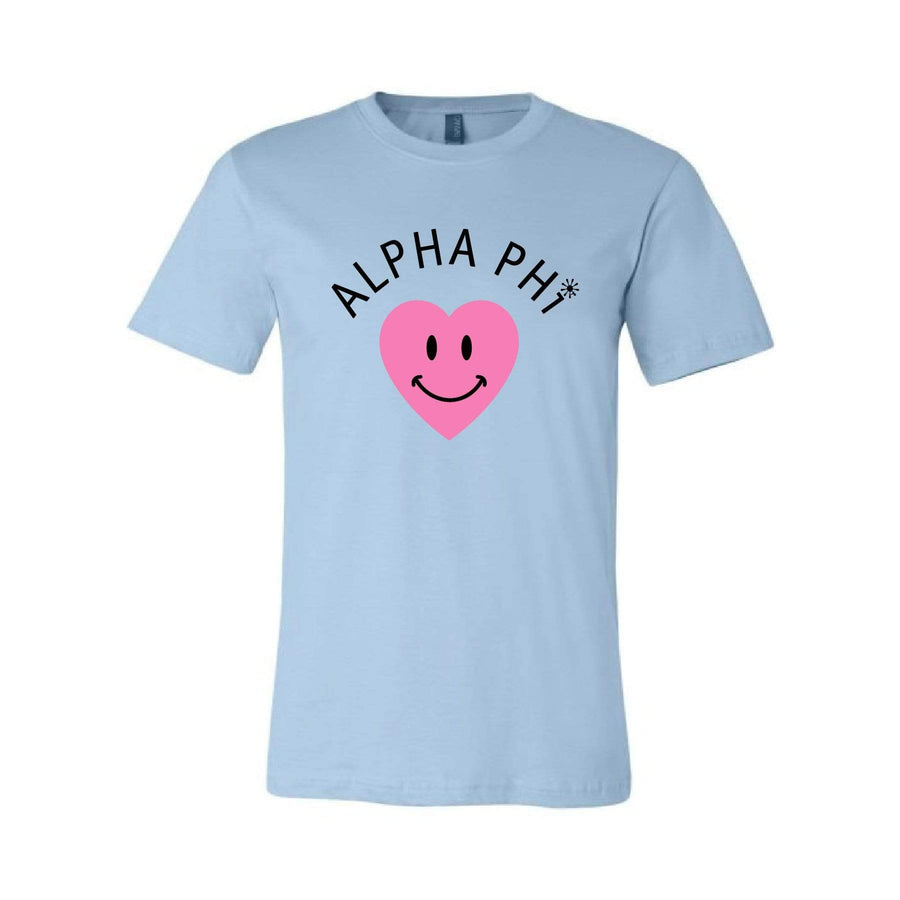 Smiley Heart Tee <br> (sororities A-D)