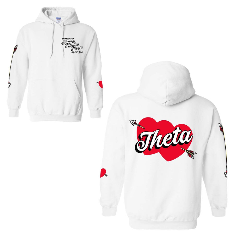 Ali & Ariel Somebody Loves You Hoodie <br> (sororities G-Z)
