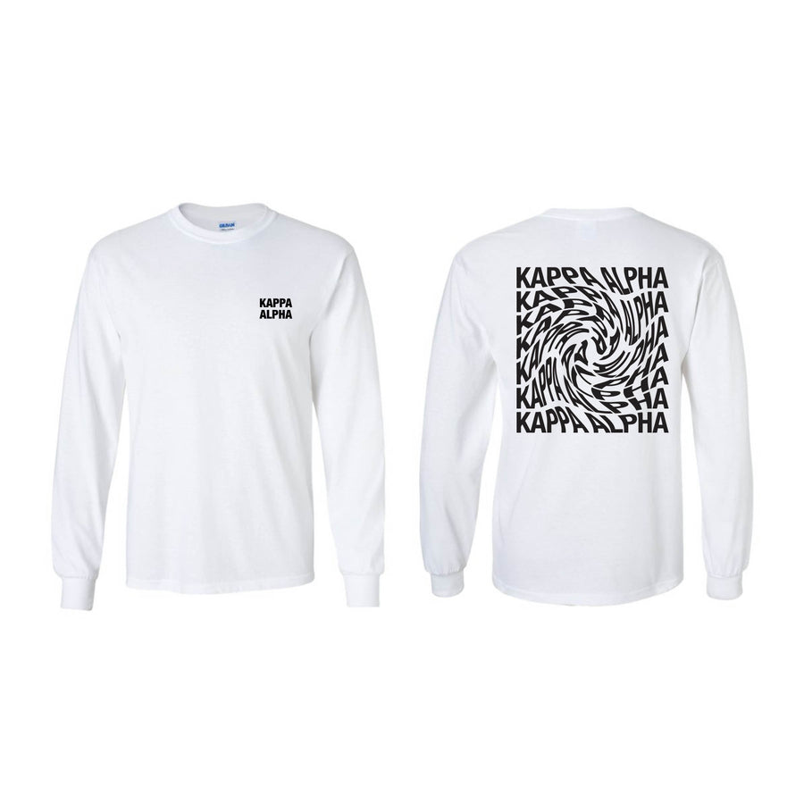 Ali & Ariel Spiral Long Sleeve <br> (available for all fraternities!) Kappa Alpha Order / 2XL