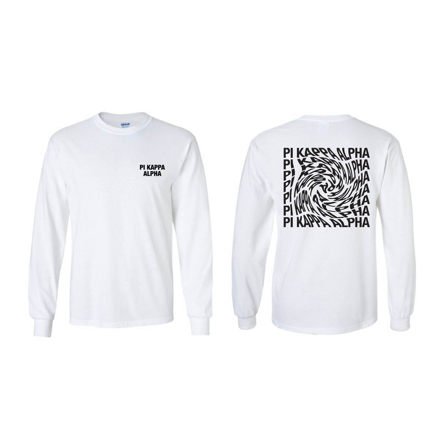 Ali & Ariel Spiral Long Sleeve <br> (available for all fraternities!) Pi Kappa Alpha / 2XL