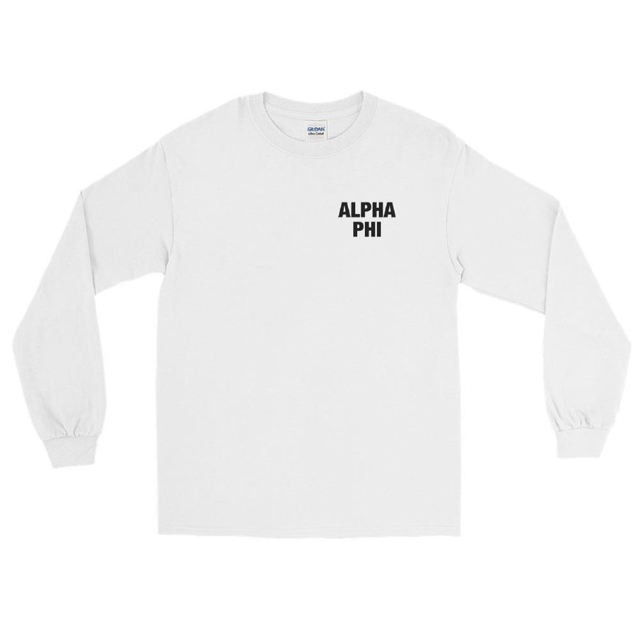 Ali & Ariel Spiral Long Sleeve <br> (available for all organizations!) Alpha Phi / Large