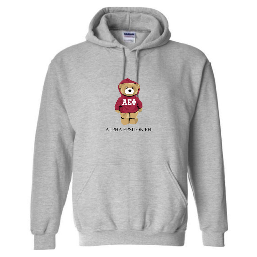 Ali & Ariel Teddy Bear Hoodie <br> (sororities A-D)