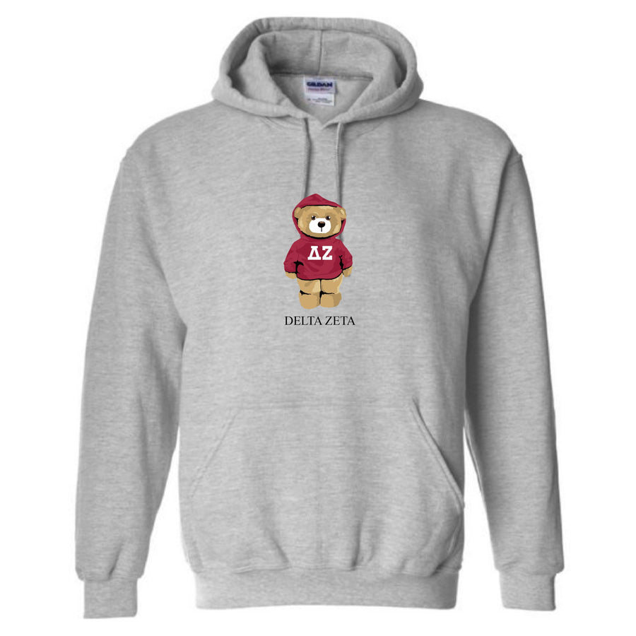 Ali & Ariel Teddy Bear Hoodie <br> (sororities A-D)