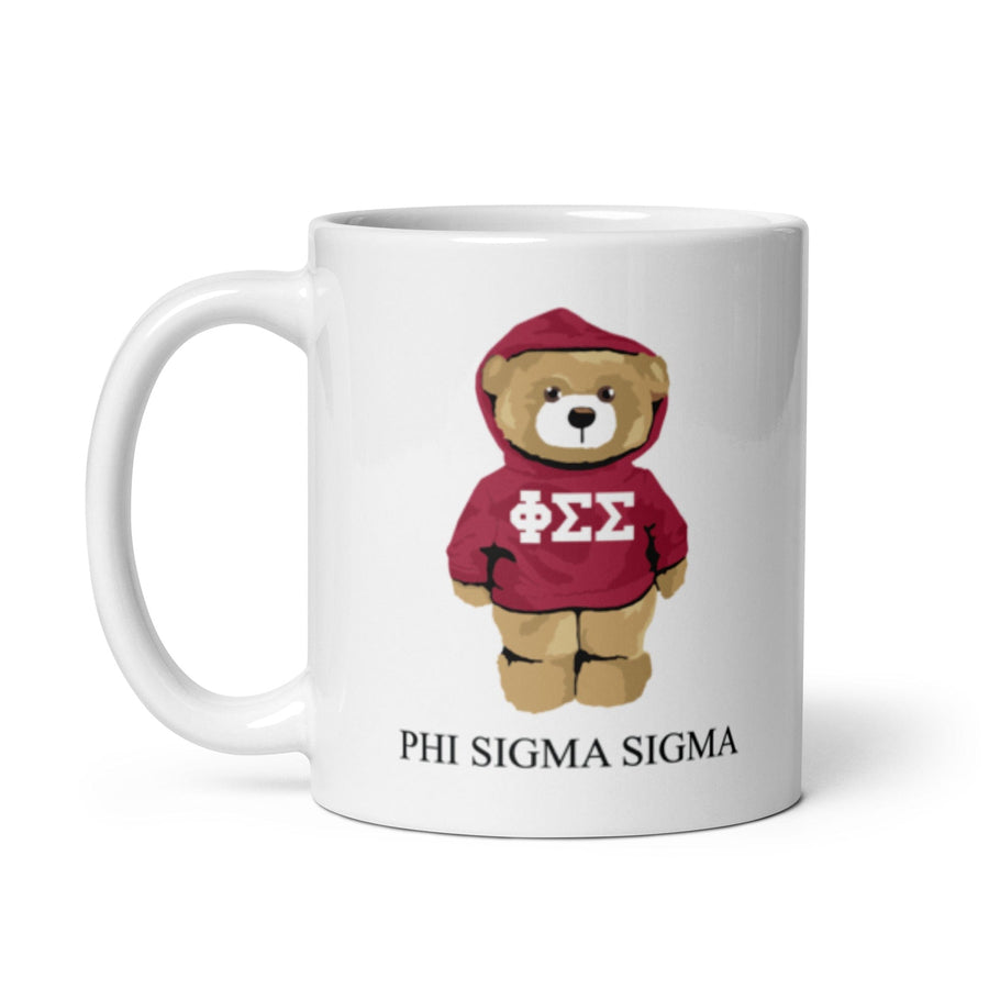 Ali & Ariel Teddy Bear Mug (available for all organizations!) Phi Sigma Sigma / 11 oz