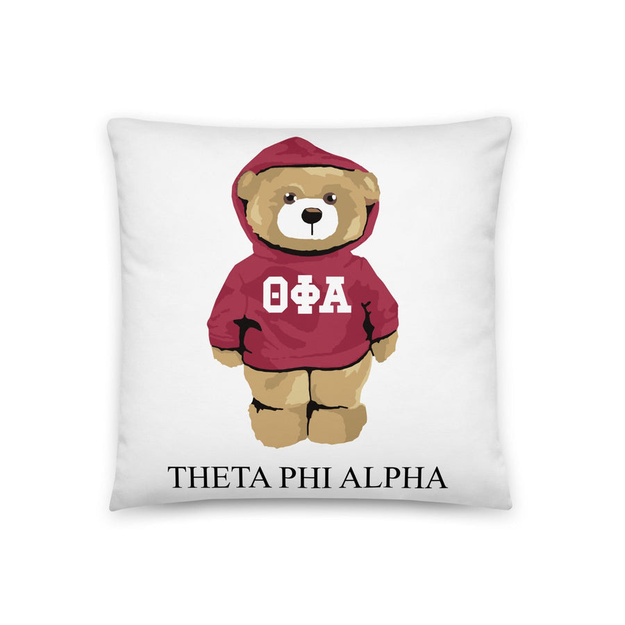 Ali & Ariel Teddy Bear Pillow <br> (available for multiple sororities) Theta Phi Alpha