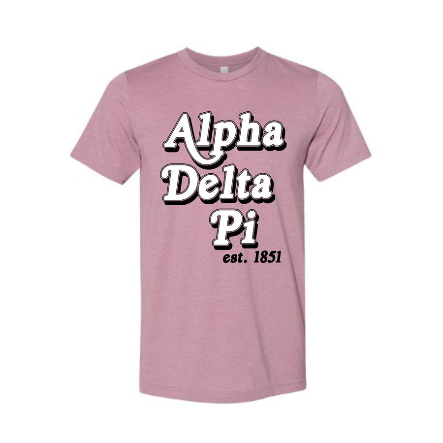 Ali & Ariel Vintage Classic Tee <br> (available for all organizations!) Alpha Delta Pi / Small