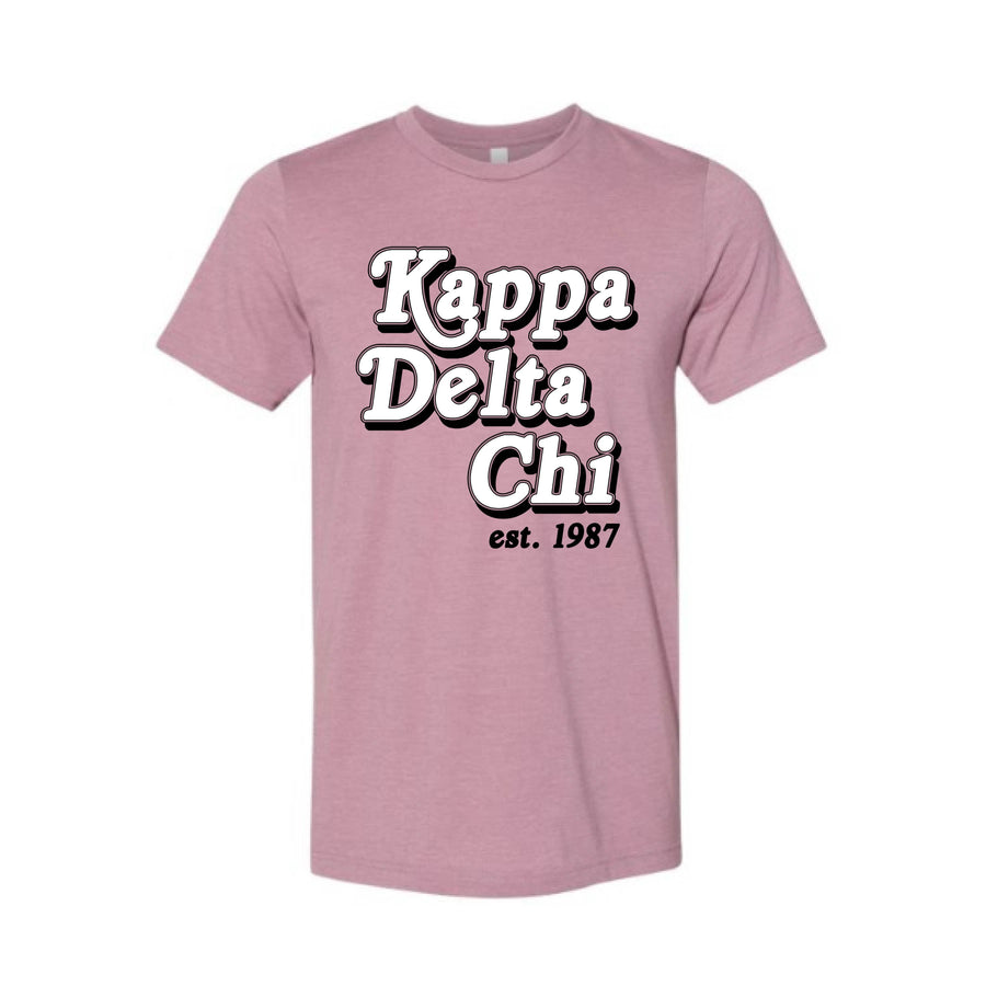 Ali & Ariel Vintage Classic Tee <br> (available for all organizations!) Kappa Delta Chi / Small