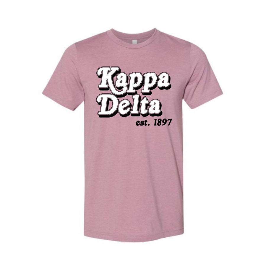 Ali & Ariel Vintage Classic Tee <br> (available for all organizations!) Kappa Delta / Small