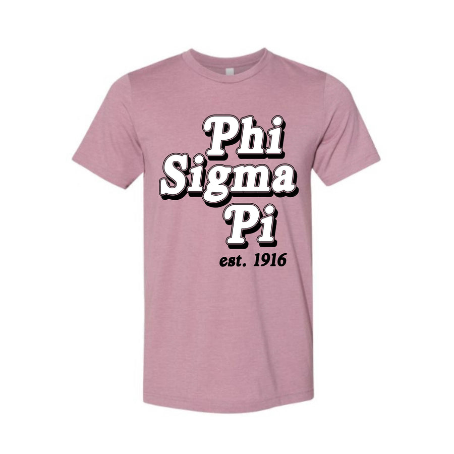 Ali & Ariel Vintage Classic Tee <br> (available for all organizations!) Phi Sigma Pi / Small