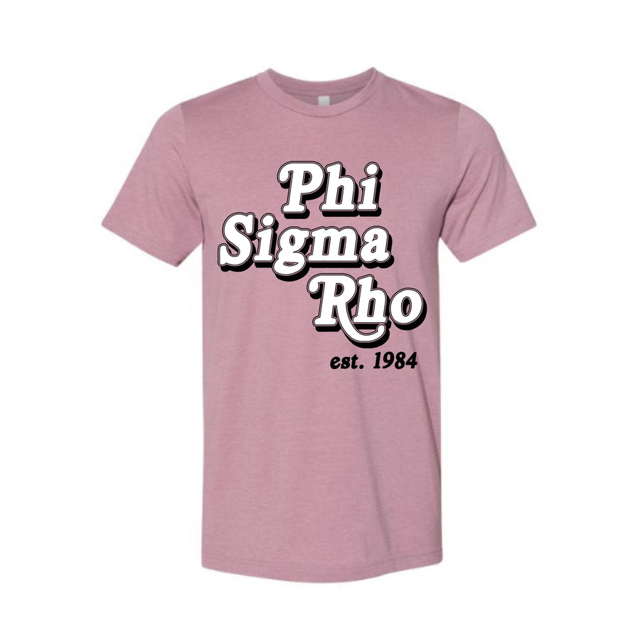 Ali & Ariel Vintage Classic Tee <br> (available for all organizations!) Phi Sigma Rho / Small
