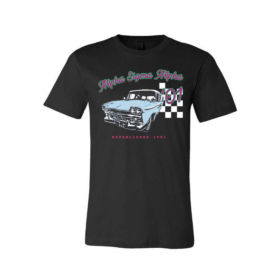 Ali & Ariel Vintage Motor Tee <br> (available for all organizations!)