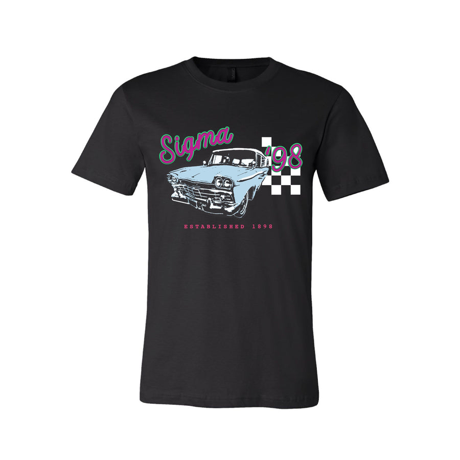 Ali & Ariel Vintage Motor Tee <br> (available for all organizations!)