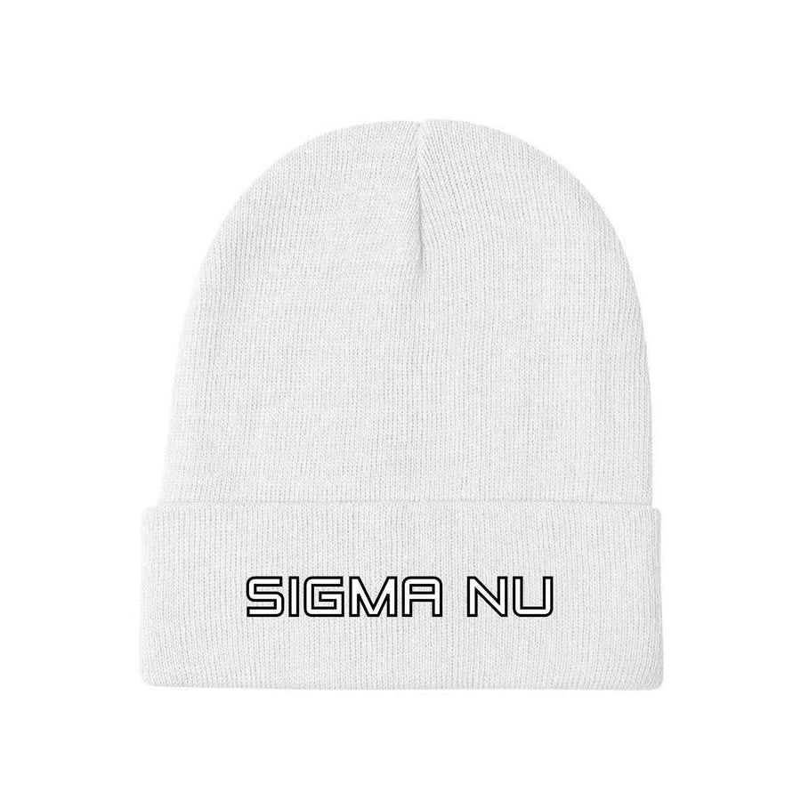 White Beanie <br> (available for all fraternities!)