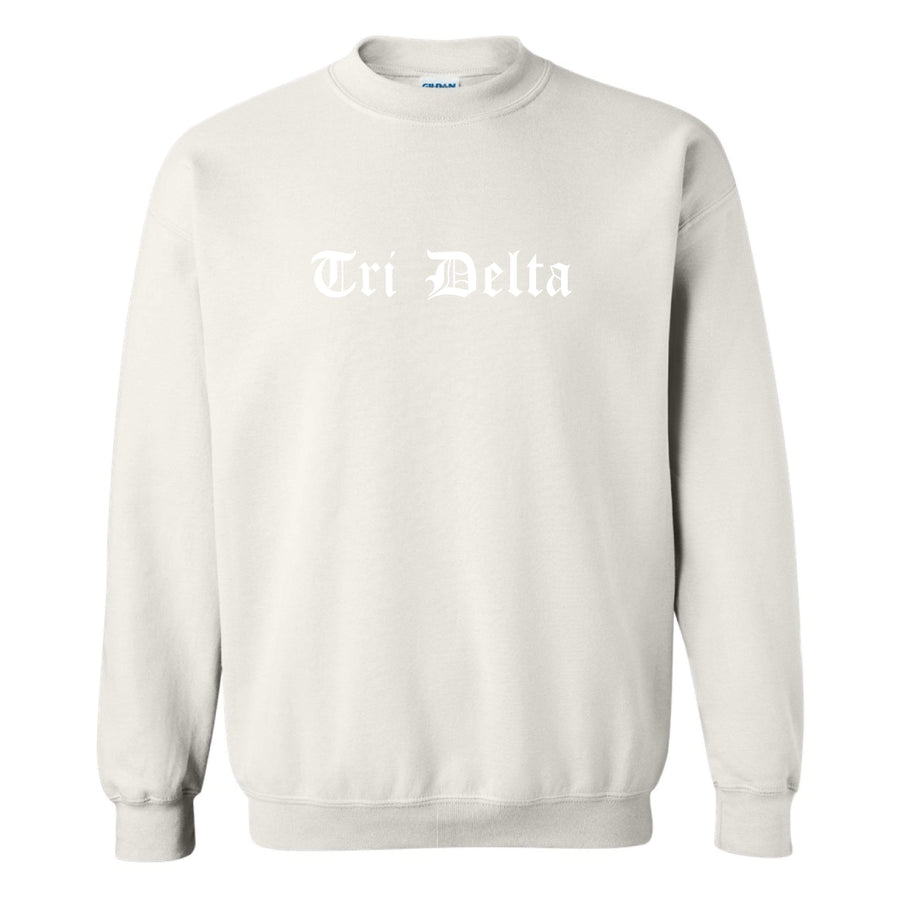 Ali & Ariel White Chrome Hearts Fleece <br> (sororities A-D)