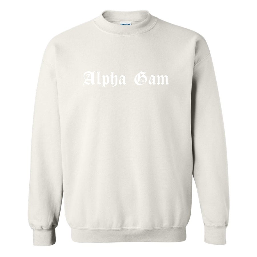 Ali & Ariel White Chrome Hearts Fleece <br> (sororities A-D)
