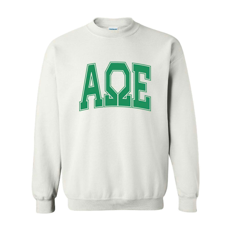 Ali & Ariel White Collegiate Fleece <br> (sororities A-D)