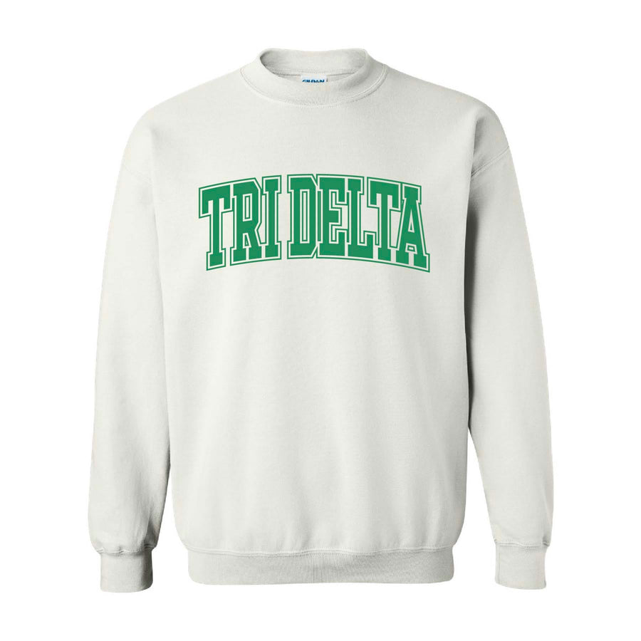 Ali & Ariel White Collegiate Fleece <br> (sororities A-D)